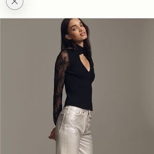 Anthropologie Black top